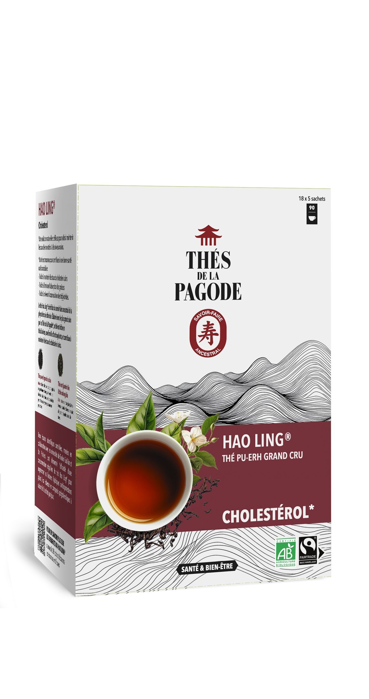 Tè Hao Ling Colesterolo - biologico 90 bustine