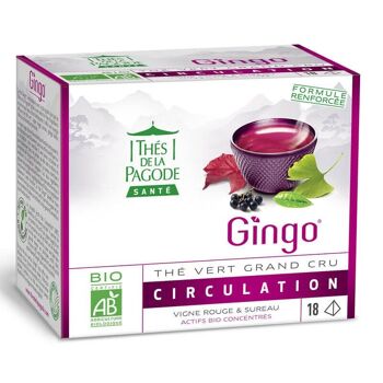 Thé Gingo bio 18 sachets