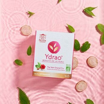 Ydrao thé vert bio pour une peau en bonne santé 3