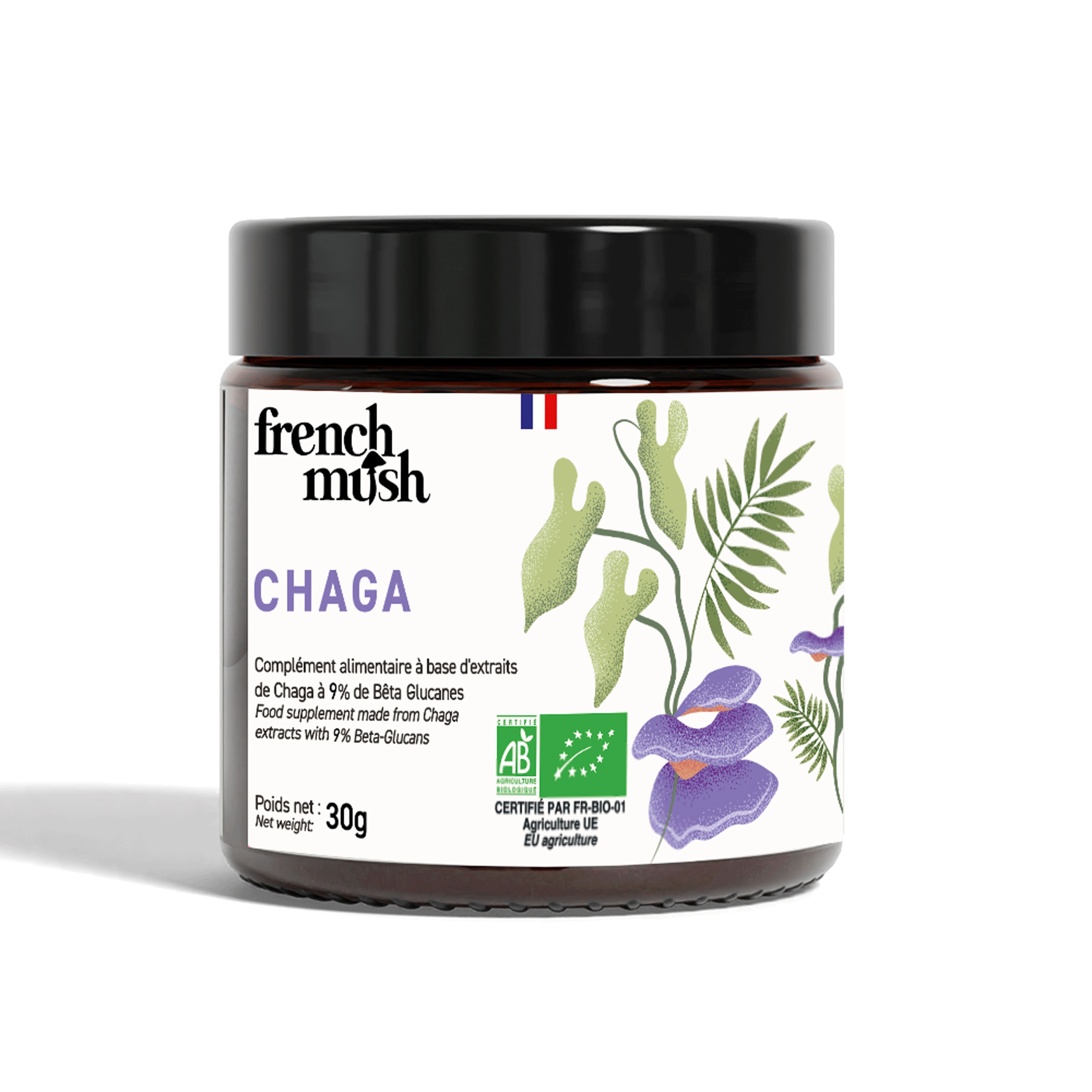 Chaga-Extrakt-Pulver