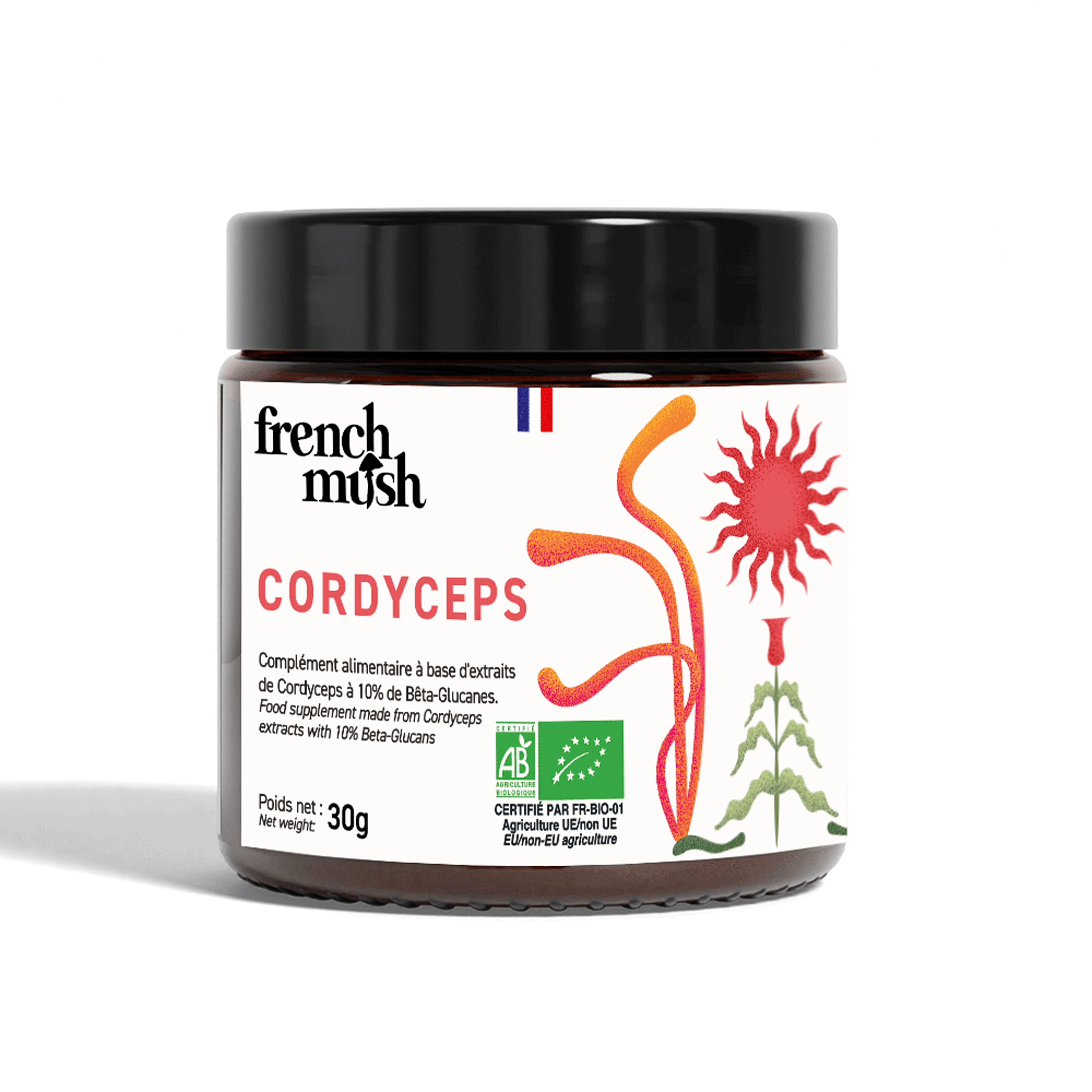 Cordyceps-Extrakt-Pulver