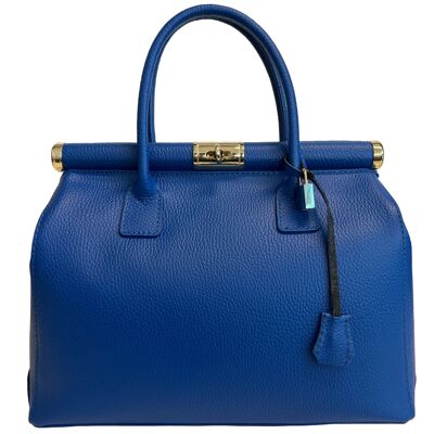 Modarno Handtasche Damen Lederhandtasche mit Schultergurt Top Box 35x28x16 cm