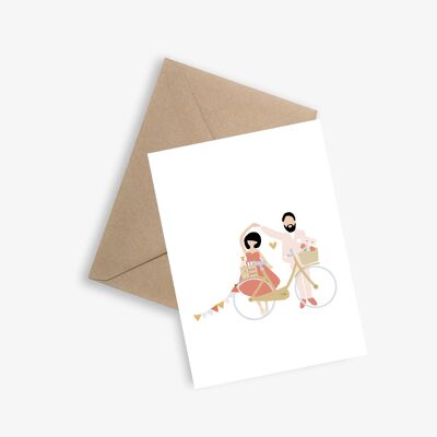 Carte Mariage Simple  - LE JOLI JOUR