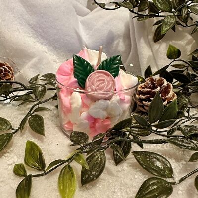 “Exquisite Rose” flower candle