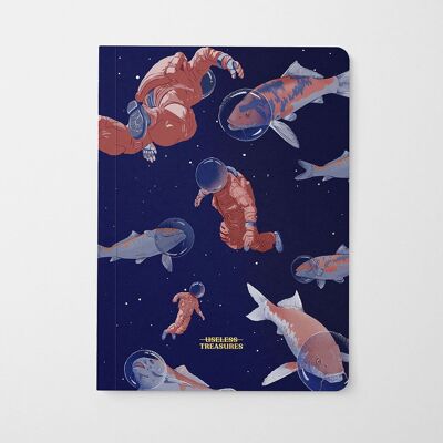 Estanque espacial | cuaderno a5
