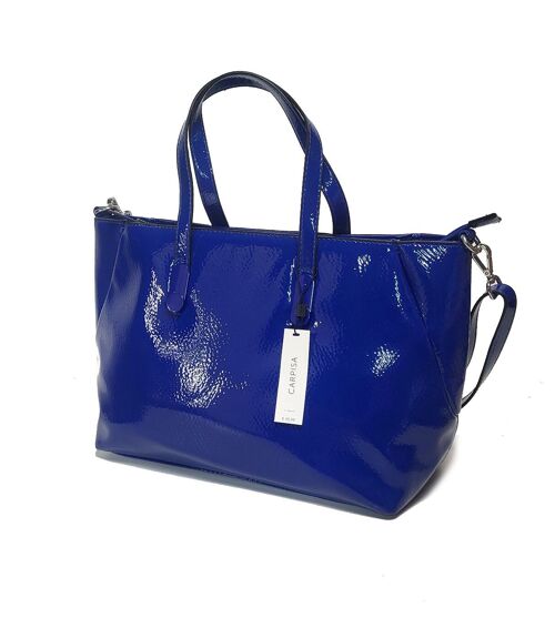Electric blue lacquer Carpisa handbags/shoulderbags