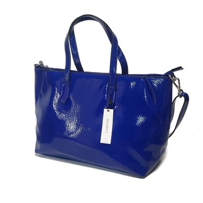 Electric blue lacquer Carpisa handbags/shoulderbags