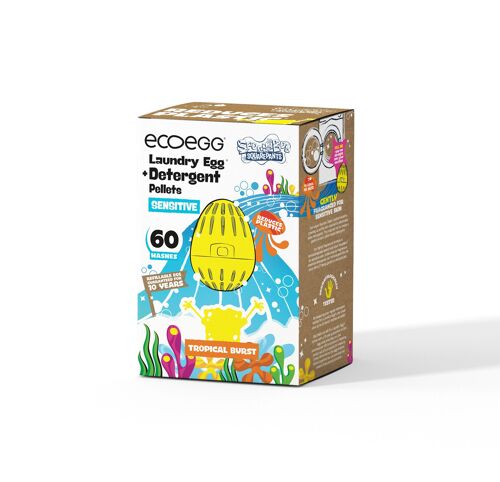 ecoegg X SpongeBob Laundry Egg Tropical Sensitive 60 washes
