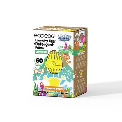 ecoegg X Bob Esponja Huevo de Lavandería Tropical Universal 60 dosis