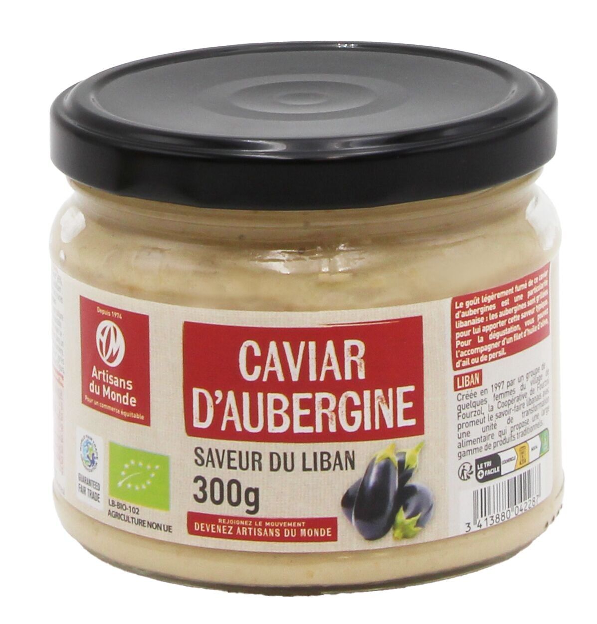 Caviale di melanzane biologico - 300 g