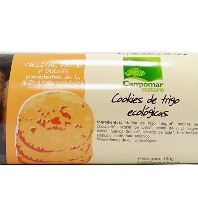 BISCUITS DE BLÉ AUX PÉPITES DE CHOCOLAT BIO 150 gr