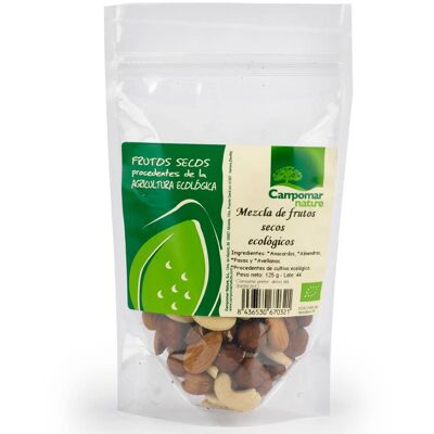 MIXTURE OF ORGANIC DRIED FRUITS AND RAISINS 125 gr