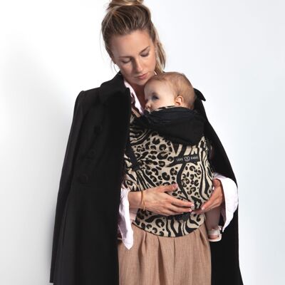 HoodieCarrier 2 Leozebra - Physiological baby carrier 0-36M+