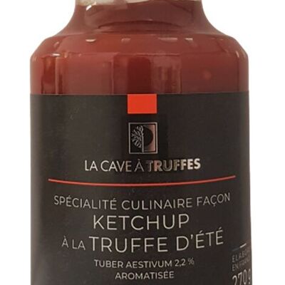 Preparazione culinaria in stile Ketchup con Tartufo Estivo aromatizzato all'1,1%.