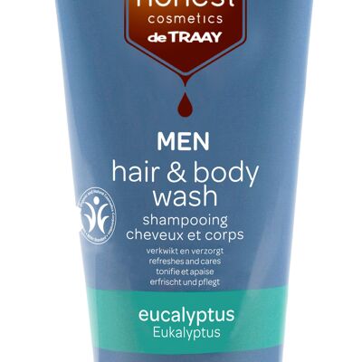 BEE HONEST COSMETICS HAIR & BODY MEN EUCALYPTUS 200ML