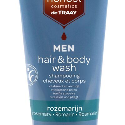 BEE HONEST COSMETICS MEN HAIR & BODY ROSEMARY 200ML