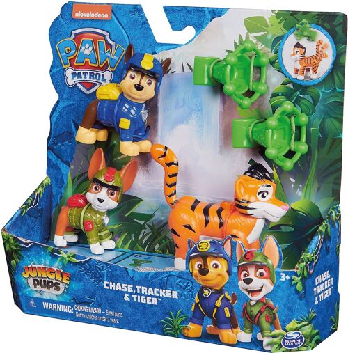 Pack 3 Figurines Jungle Pat Patrouille - Modèle choisi aléatoirement