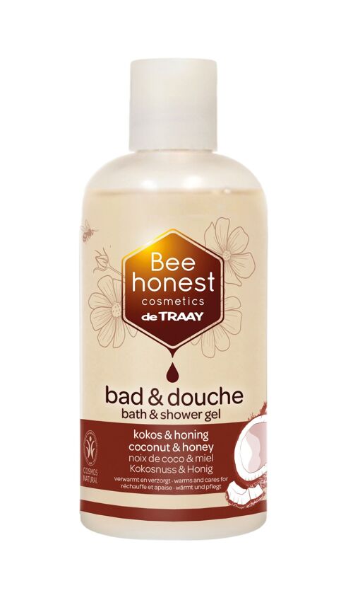 BEE HONEST COSMETICS BATH & SHOWER COCONUT & HONEY 250ML