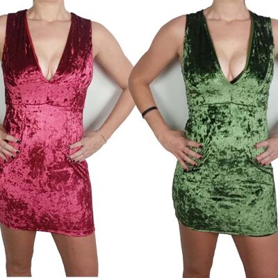 Robes femme en velours Moody's de différentes couleurs