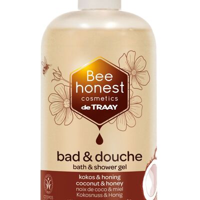 BEE HONEST COSMETICS BATH & SHOWER COCONUT & HONEY BIGSIZE