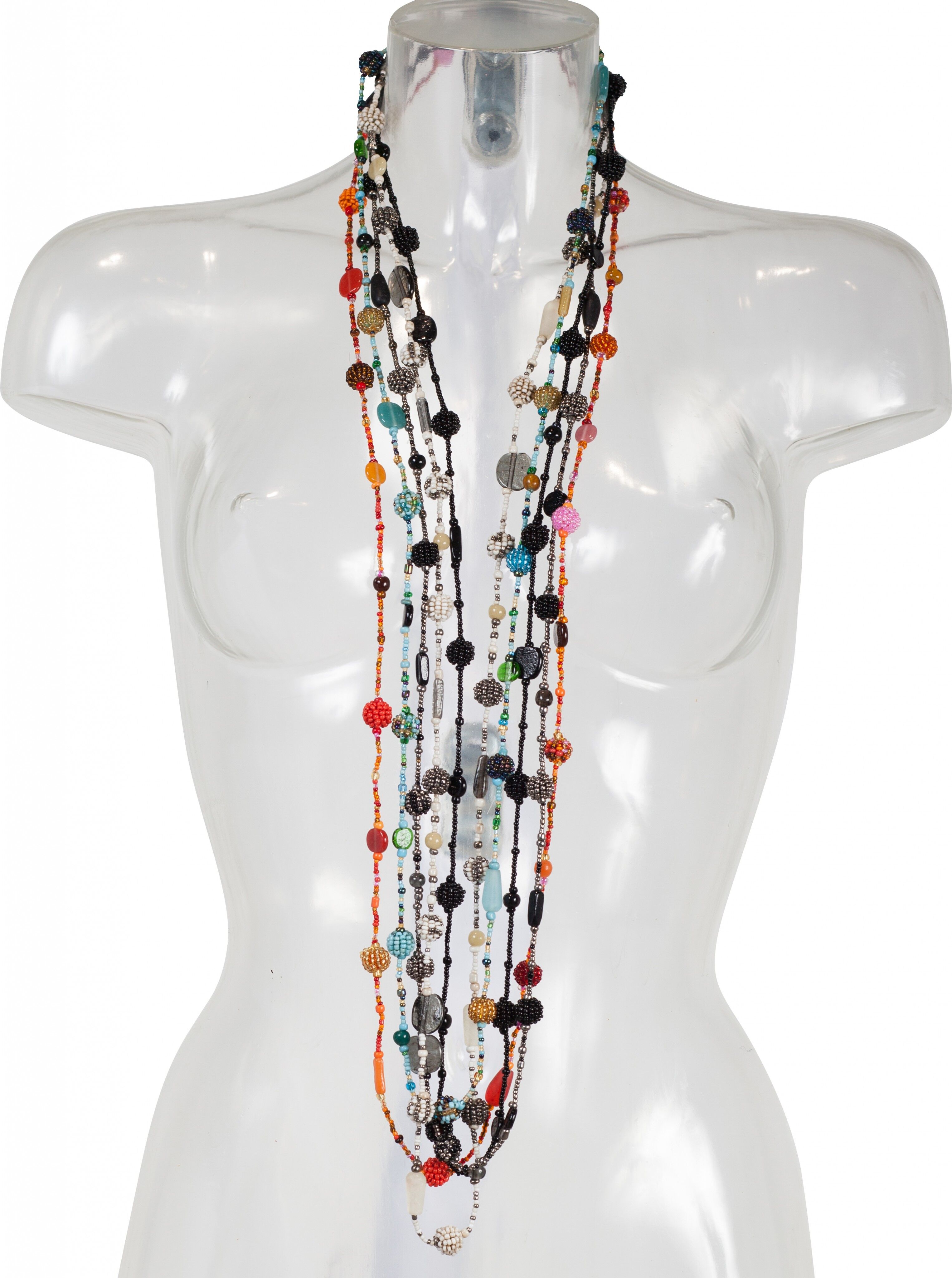 Rocaille Necklaces Mix x 10