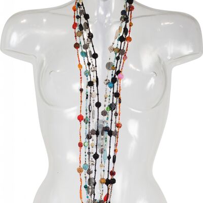 Rocaille Necklaces Mix x 10