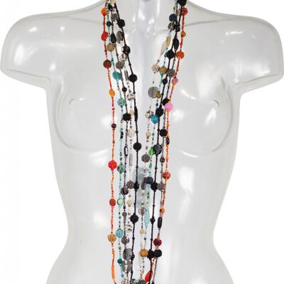 Collares Rocaille Mix x 10
