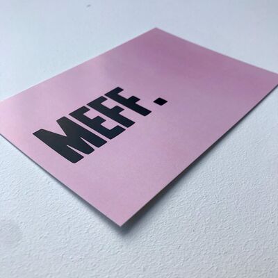 "Meff" Postcard