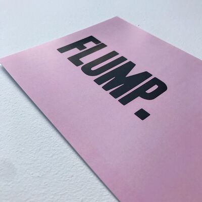 "Flump" Postcard
