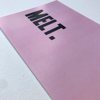 "Melt" Postcard