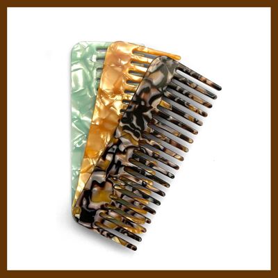 Sorella – Perla Collection. Luxurious ritual collection of hair combs with pearl glossy finish.