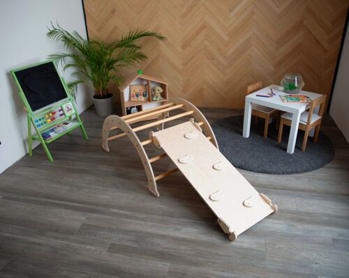 Climbing Arch + Sliding Ramp for Kids