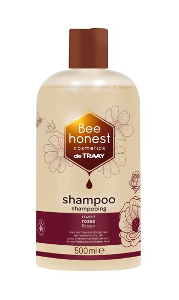 BEE HONEST COSMETICS SHAMPOOING ROSES GRANDE TAILLE
