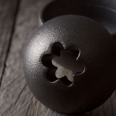 The Orb Candleholder, cast iron