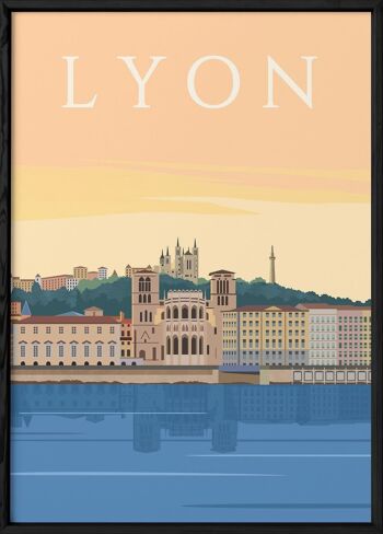 Affiche ville Lyon 4 3