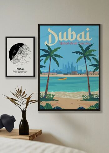 Affiche illustration Dubaï 2 2