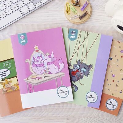 NOTEBOOK COLLECTION "INSTACATS"