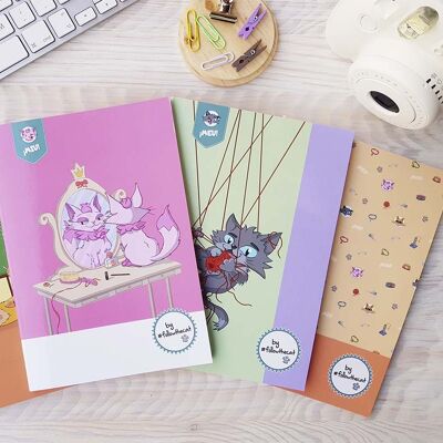 NOTEBOOK COLLECTION "INSTACATS"