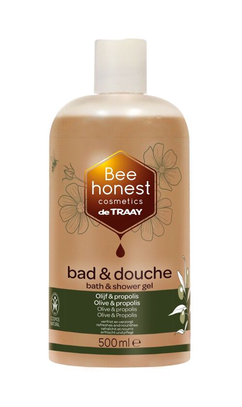 BEE HONEST COSMETICS BATH & SHOWER OLIVE & PROPOLIS BIGSIZE