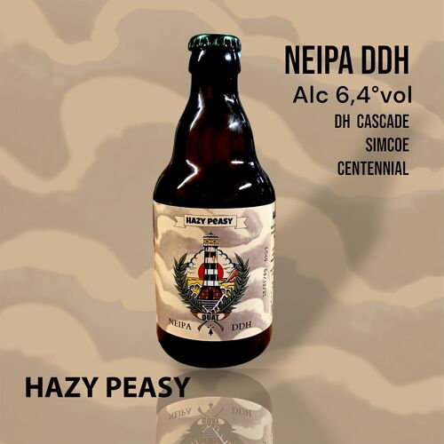 HAZY PEASY NEIPA  DDH BIERE IPA ARTISANALE