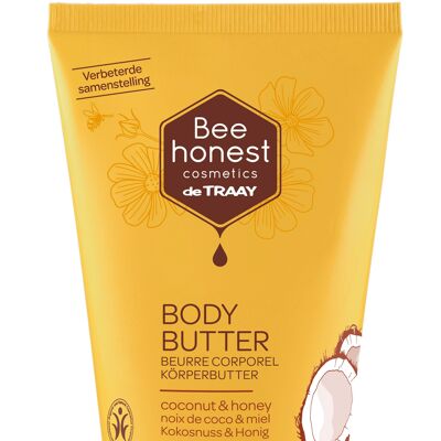 BEE HONEST COSMETICS BODY BUTTER COCONUT & HONEY 150ML