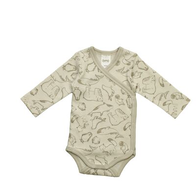 NB Body manches longues animaux polaires