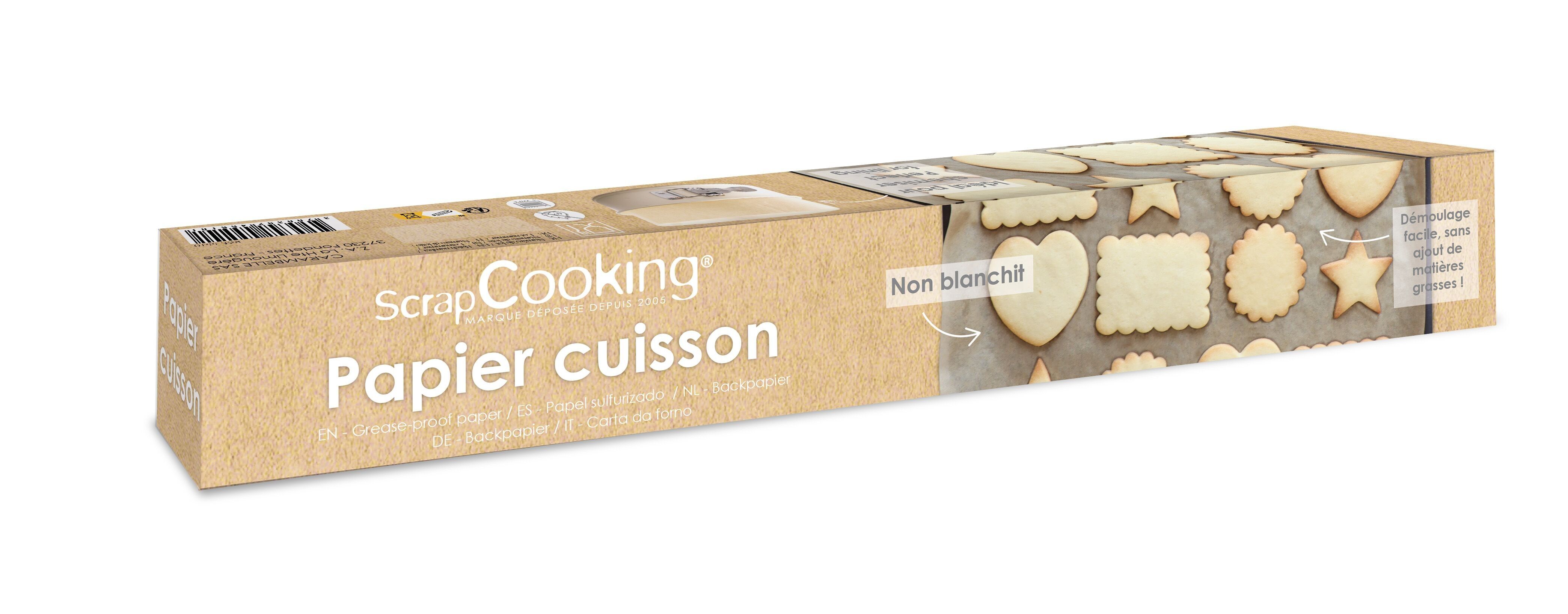 Natürliche Backpapierrolle 30 cm x 10 m