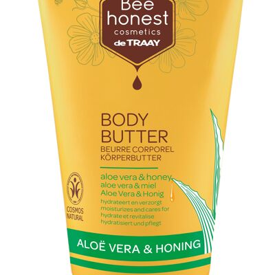 BEE HONEST COSMETICS BODY BUTTER ALOE VERA & HONEY 150ML