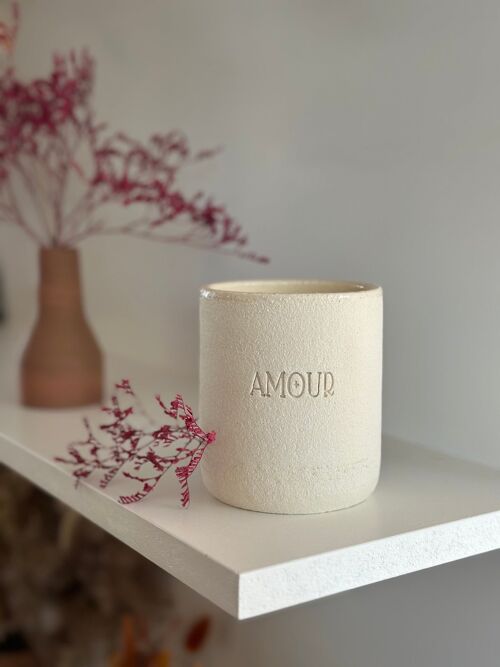 Bougie « Amour » Mûre-Myrtille