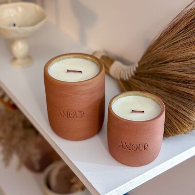 “Love” Oud Wood Candle