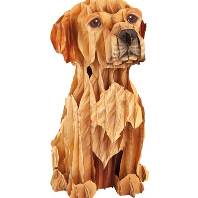 Figurine de chien enfichable 3D