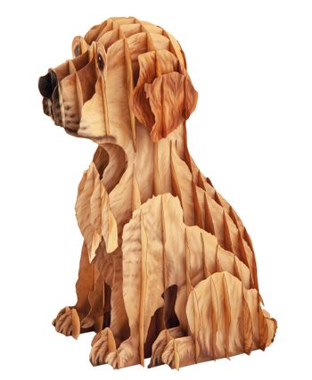 Figurine de chien enfichable 3D 3