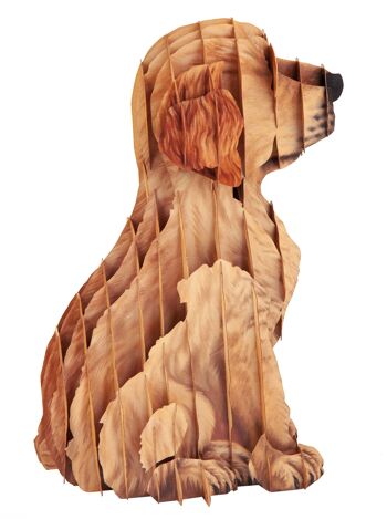 Figurine de chien enfichable 3D 6