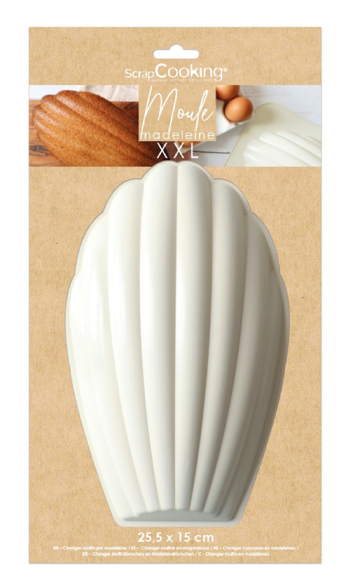 Non-stick XXL madeleine mold